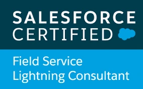 Salesforce Certified Field Service Lightning Consultant badge